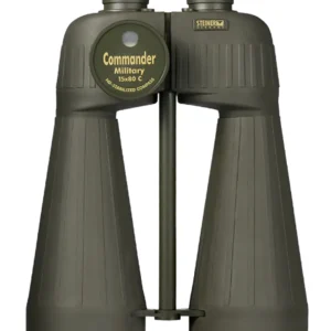 Steiner 2693 M1580 Reticle & Compass 15x80mm Range Finding Reticle Floating Prism Sports-Auto Focus, OD Green Makrolon w/Rubber Armor Features Compass