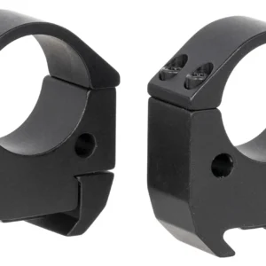 Talley TMS10H Modern Sporting  Black Anodized Aluminum 1" Tube High Picatinny Rail 0 MOA
