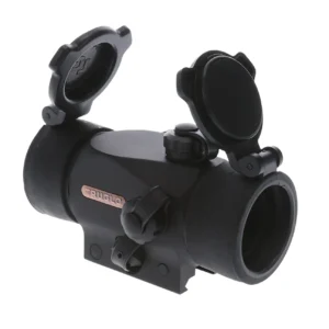 TruGlo TG-TG8230B Triton Black Anodized 1x 30mm 5 MOA Illuminated Tri-Color Dot Reticle Clamshell Packaging