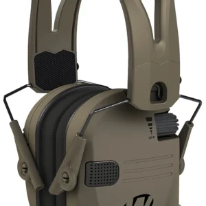 Walker's GWPRSEMRHMFDE Razor Tacti-Grip 23 dB Over the Head Flat Dark Earth Polymer