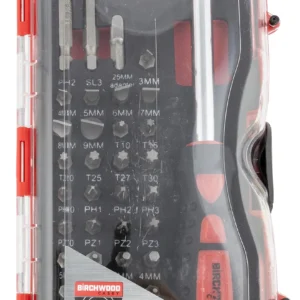 Birchwood Casey PROSDS Pro Screwdriver Kit 40 Pieces Includes Slotted/Philips/Torx/Hex Heads