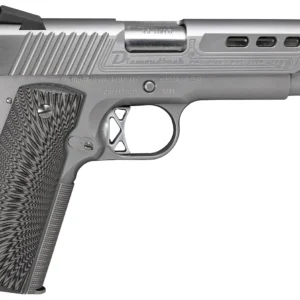 Diamondback DB1911SS 1911 Limited Edition 45 ACP 8+1 5" Stainless Match Grade Barrel, Ported/Serrated Stainless Steel Slide & Frame w/Beavertail, Black G10 Grip