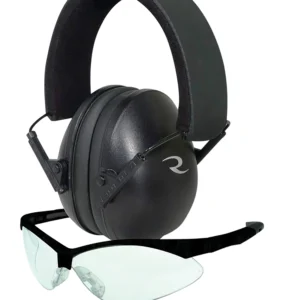 Radians LS0100CKCS G4 Junior Shooting Glasses Clear Lens Black Frame