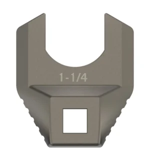Real Avid AVMF114BNW Master -Fit Barrell Nut Wrench 1 1/4" Titanium Titanium/Stainless Steel AR-Platform Free-Float Handle