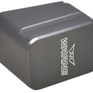 Warne MEG1954GR Magazine Extension made of 6061-T6 Aluminum with Hardcoat Anodized Gray Finish for Glock 19, 23 Magazines (Adds 5rds 9mm Luger, 4rds 40 S&W)