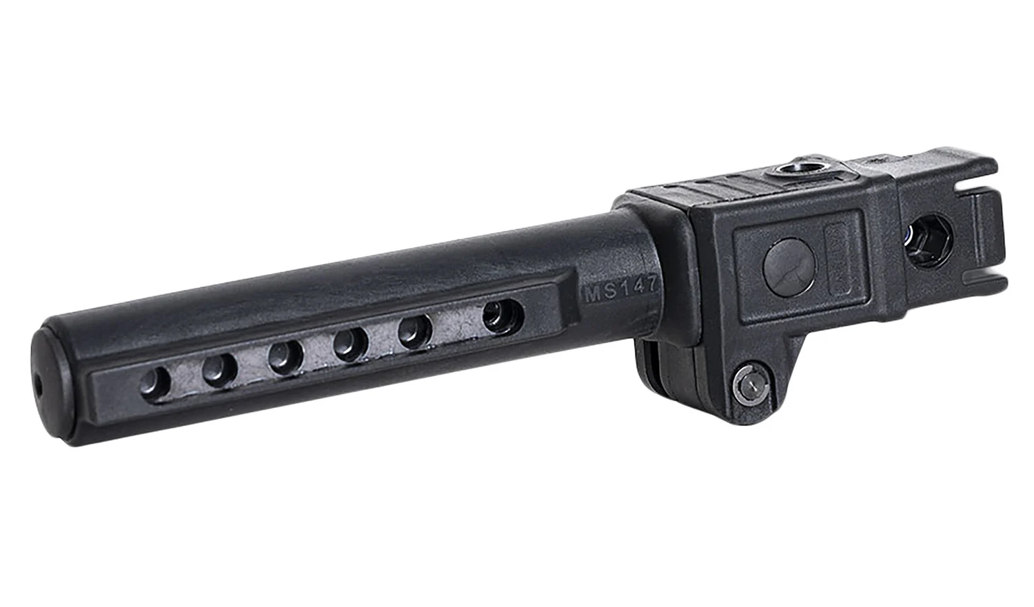 NcStar VG147 Folding Mil-Spec Stock Tube Black for AK-Platform