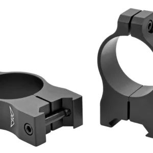 Warne V415M Scope Rings Vapor Matte Black 30mm High 0 MOA