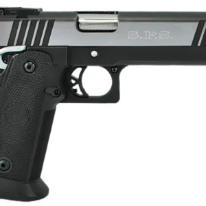 TriStar 85674 SPS Pantera 1911 9mm Luger 18+1 5" Stainless Steel Barrel, Black Chrome Serrated Steel Slide, Black Steel Frame w/Beavertail, Black Polymer Grip, Right Hand