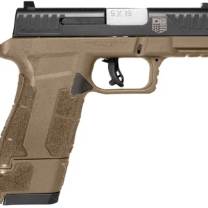 Diamondback DB0300P061 AM2 Sub-Compact Frame 9mm Luger 17+1, 3.50" Stainless Steel Barrel, Black Nitride Serrated Stainless Steel Slide, Flat Dark Earth Polymer Frame w/Picatinny Rail & Polymer Grip