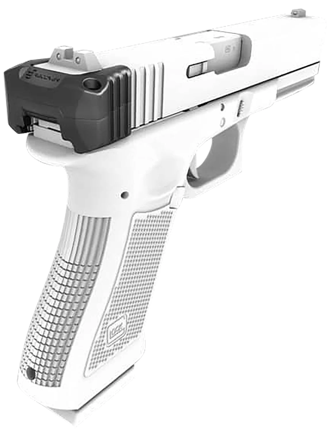 Recover Tactical GCH4201 Upper Charging Handle Compatible w/Glock 42, Black Polymer, Ambidextrous