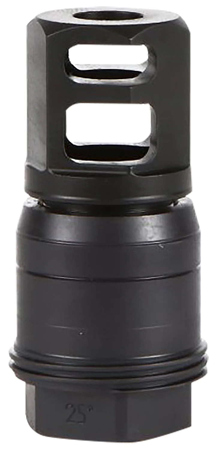 Sig Sauer SL55612X2825DEGM Clutch-Lok QD Muzzle Brake Black Stainless Steel with 1/2" 28 tpi Threads for 5.56mm 25 Degree Taper