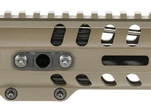 Patriot Ordnance Factory Minuteman Complete Upper 5.56x45mm NATO 10.50" Black Nitride Barrel Aluminum Patriot Brown Receiver 9" M-LOK Handguard Lo Pro DI Gas Block (Mid Length)