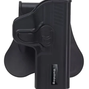 Bulldog RRSWMPSEZ Rapid Release OWB Black Polymer Paddle Fits S&W M&P Shield EZ Right Hand
