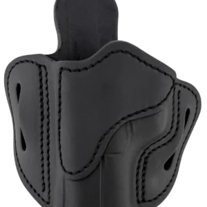 1791 Gunleather ORBH21SBLL BH2.1 Optic Ready OWB Size 2.1 Stealth Black Leather Belt Slide Compatible w/Glock 17/S&W M&P Shield/Springfield XD Left Hand