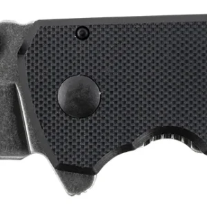 CRKT 2495K SQUID XM 2.95" Folding Drop Point Plain Black Stonewashed D2 Steel Blade/Black G10/SS Handle Includes Pocket Clip