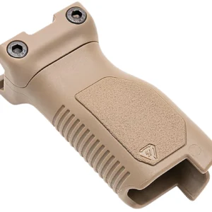Strike Industries ARCMAGLFDE Angled Vertical Grip Long Flat Dark Earth Polymer with Cable Management Storage for M-LOK Rail