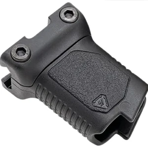 Strike Industries ARCMAGRAILSBK Angled Vertical Grip Short Black Polymer with Cable Management Storage for Picatinny Rail