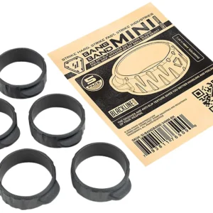 Strike Industries BANGBAND34MMBK Bang Band Mini 34mm Made of Black Rubber 5 Pack