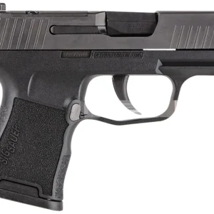 Sig Sauer 365380BSS P365 Micro-Compact 380 ACP 10+1 3.10" Black Carbon Steel Barrel, Black Nitron Optic Ready/Serrated Slide & Frame w/Sig Rail, Black Polymer Grips, Right Hand
