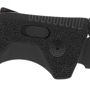 S.O.G SOG11120541 Trident AT 3.70" Folding Clip Point Plain Black TiNi Cryo D2 Steel Blade/Blackout GRN Handle Features Line Cutter/Glass Breaker