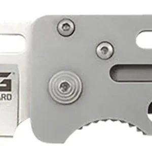 S.O.G SOG-EZ1-CP Cash Card 2.75" Folding Clip Point Satin 8Cr13MoV SS Blade/ Silver Skeletonized Stainless Steel Handle
