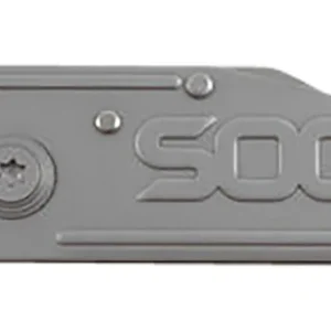 S.O.G SOG-KT1001-C KeyTron 1.80" Folding Plain Clip Point Grey 5Cr13MoV SS Blade/ Grey Stainless Steel Handle