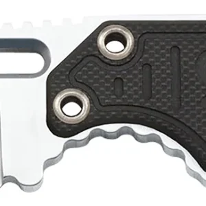 S.O.G SOG-NB1002-C Instinct Mini 1.90" Fixed Clip Point Plain Satin Polished 5Cr15MoV SS Blade Black/Silver G10/SS Handle Includes Lanyard/Sheath