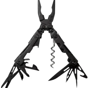 S.O.G SOGPL1002CP PowerLitre  Black Hardcoat Anodized 5Cr15MoV Stainless Steel 5" Long Features 19 Tools