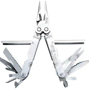 S.O.G SOG-S60N-CP PowerLock Polished 420 Stainless Steel 7" Long Includes Sheath