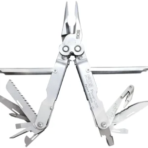 S.O.G SOG-S62N-CP PowerLock V-Cutter Polished 420 Stainless Steel 7" Long Includes Sheath