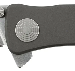 S.O.G SOGTWI8CP Twitch II 2.65" Folding Drop Point Plain Satin AUS-8A SS Blade Gray Anodized Aluminum Handle Includes Belt Clip