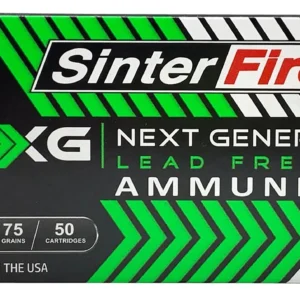 SinterFire Inc SF38075NXG Next Generation (NXG) 380ACP 75gr Lead Free Ball 50 Per Box/20 Case