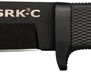 Cold Steel CS-49LCKD SRK Compact 5" Fixed Plain Black Tuff-Ex Finish SK-5 Steel Blade/Black Kray-Ex Handle Includes Sheath