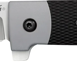 Cold Steel CS-26T Oyabun 3.50" Folding Plain 4034 Stainless Steel Blade/ Griv-Ex Black GRN w/TPR Inlay Handle
