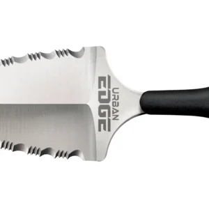 Cold Steel CS43XLSS Urban Edge 2.50" Fixed Serrated Stone Washed Japanese AUS-8A SS Blade/Black Textured Kray-Ex Handle
