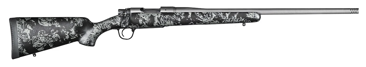 Christensen Arms 8010107400 Mesa FFT 6.5 PRC 4+1 20" Threaded Barrel, Tungsten Gray Cerakote, Black with Gray Webbing Stock