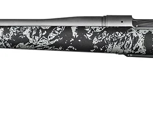 Christensen Arms 8010110900 Mesa FFT 6.5 PRC 4+1 20" Threaded Barrel, Tungsten Gray Cerakote, Black with Gray Webbing Stock, Left Hand