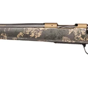 Christensen Arms 8010620800 Ridgeline FFT 6.5 PRC 3+1 20" Carbon Fiber/Threaded Barrel, Burnt Bronze Cerakote, Green with Black/Tan Accents Stock, Left Hand