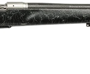 Christensen Arms 8011001800 Traverse  300 RUM 3+1 26" Threaded Barrel, Natural Stainless, Black with Gray Webbing Stock