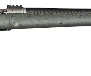 Christensen Arms CA10269315322 Summit TI  Full Size 7mm Rem Mag 3+1, 26" Natural Titanium Steel Threaded Barrel, Natural Titanium Aluminum Receiver, Green w/Black Webbing Fixed Thumbhole Stock