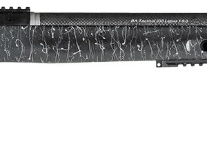 Christensen Arms 8010400500 BA Tactical Long Range 6mm Creedmoor 4+1 24" Carbon Fiber Barrel, Black Nitride Finish, Black with Gray Webbing Stock