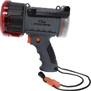 Cyclops CYC2000WP Spotlight w/Flood Light 500/200 Lumens Red/White CREE XP-G3 LED Black/Gray Polymer/Aluminum