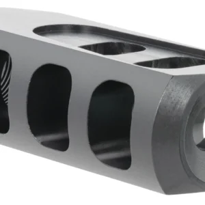 TacFire  Tanker Muzzle Brake  Black Oxide Steel with 5/8"-24 tpi Threads 2.76" OAL 1.37" Diameter for 308 Win