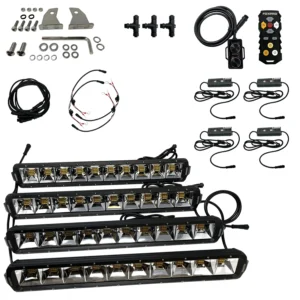 Foxpro MUDCT4KIT Mud Cutter Light Kit Black 2810/3380/4408 Lumens White/Amber/Mixed LED