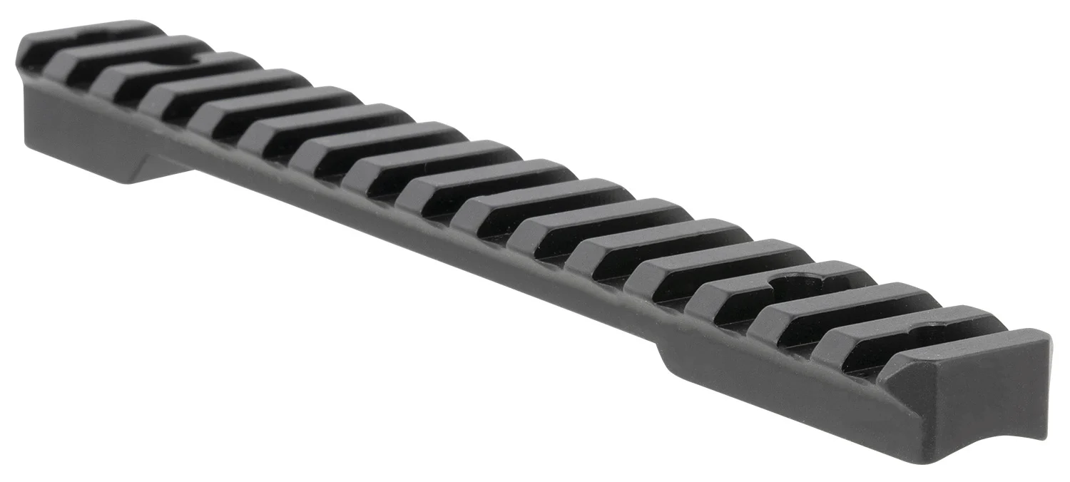Talley PLM258763 Fierce Picatinny Rail Black Anodized Long Action 20 MOA