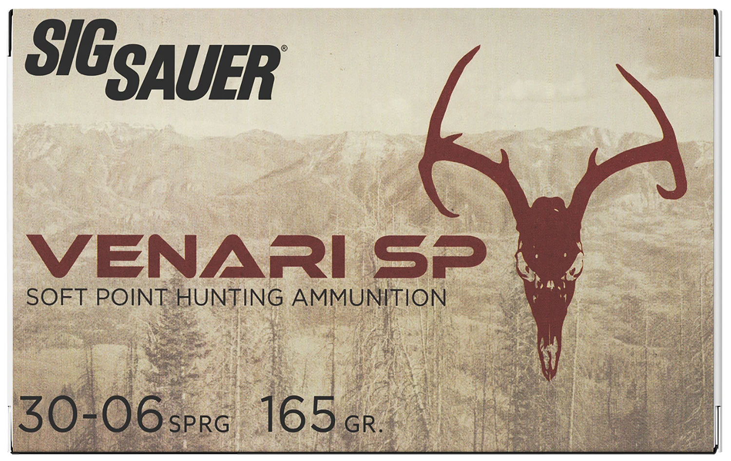 Sig Sauer V3006SP16520 Venari 30-06Springfield 165gr Soft Point 20 Per Box/10 Case