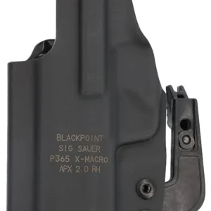 Sig Sauer 8901258 Tactical IWB Black Fits Sig P365-XMACRO Belt Clip Right Hand