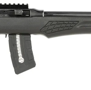 Rossi RS22W2111-TH RS22 Semi-Auto 22 WMR 10+1 21" Threaded Barrel, Black, Fixed Synthetic Stock