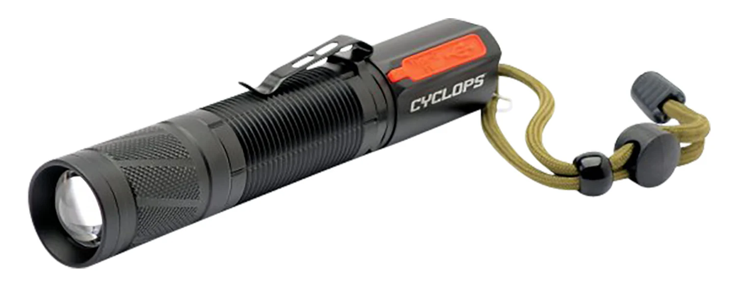 Cyclops CYCTF1200RC FX1200 Pocket Flashlight Black 210/1200 Lumens White LED