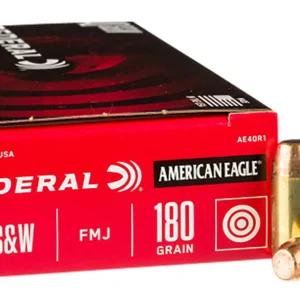Federal C40180A400 Champion Training 40S&W 180gr Full Metal Jacket 400 Per Box/1 Case *Loose